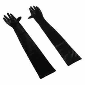 Lange Handschuhe schwarz