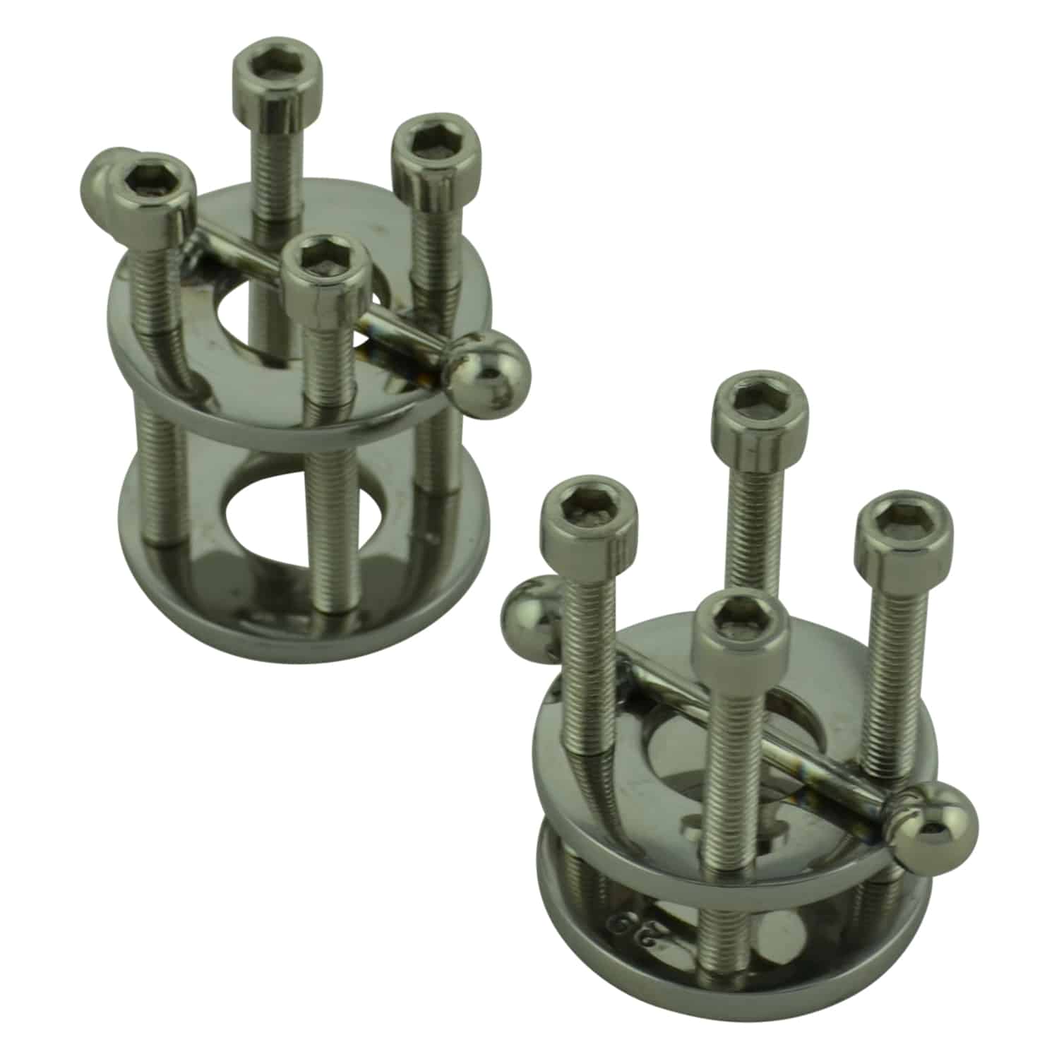 Clamps: 1 pair of fixed spike nipple trainers