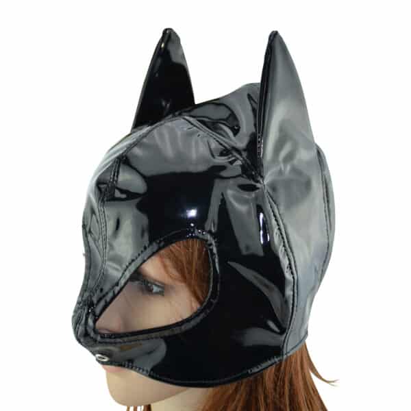 Katzenmaske Glanz PVC