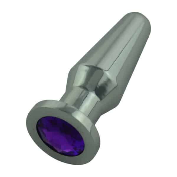 Kristall Analplug Rakete Large Violett