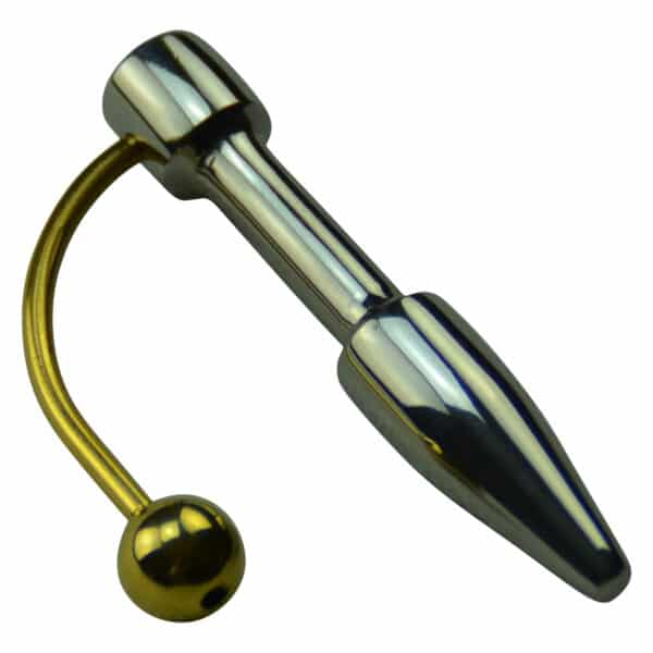 Harnröhren Plug mit goldenen Arm
